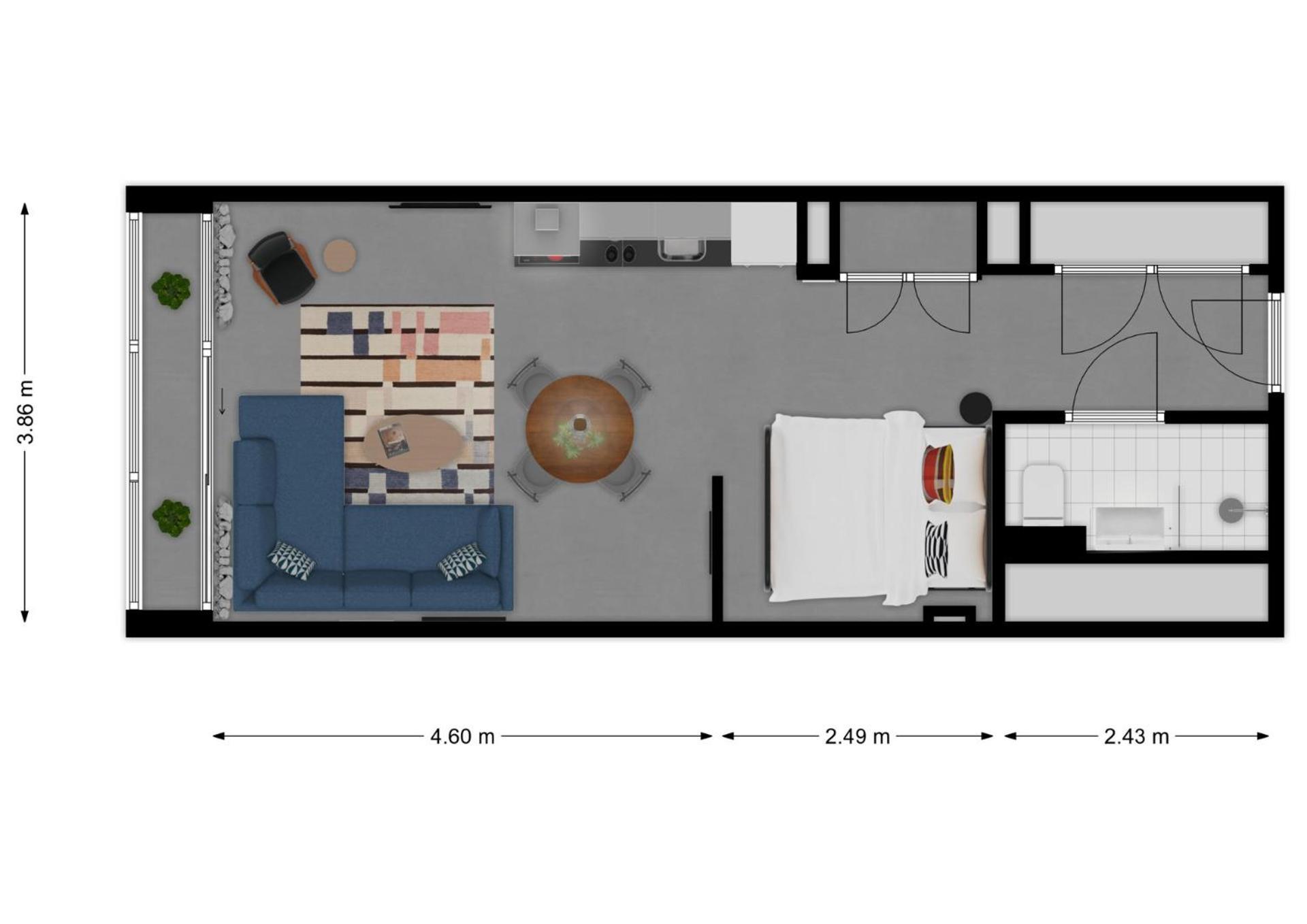 Cityden BoLo District Lejlighedshotel Amsterdam Værelse billede